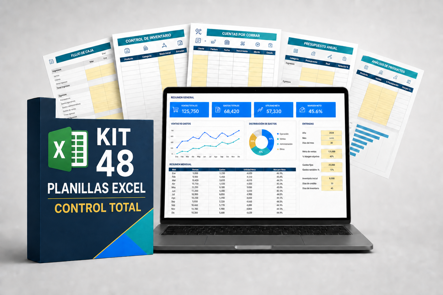 48 Plantillas Excel